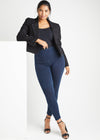 Denim Shaping Legging from Yummie in Denim Shaping Legging - 16