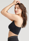 Convertible Scoop Neck Unlined Bralette - Outlast® Seamless from Yummie in Black - 5