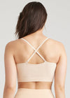 Convertible Scoop Neck Unlined Bralette - Outlast® Seamless from Yummie in Frappe - 3