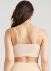 Convertible Scoop Neck Unlined Bralette - Outlast® Seamless from Yummie in Frappe - 4