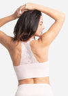 Ultralight Lace Back Unlined Bralette - Seamless from Yummie in Ultralight Lace Back Unlined Bralette - Seamless - 4