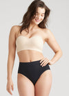 Non-Shaping Retro Brief - Seamless from Yummie in Black - 2