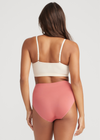 Non-Shaping Retro Brief - Seamless from Yummie in Dusty Cedar - 3