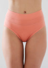 Non-Shaping Retro Brief - Seamless from Yummie in Lantana Shadow Stripe - 2