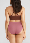 Non-Shaping Retro Brief - Seamless from Yummie in Mauve Glow - 3