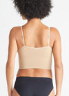 Claudia Longline Bra Top - Seamless from Yummie in Almond - 3