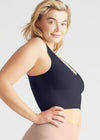 Claudia Longline Bra Top - Seamless from Yummie in Black - 8