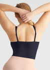 Claudia Longline Bra Top - Seamless from Yummie in Black - 10