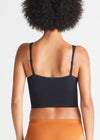 Claudia Longline Bra Top - Seamless from Yummie in Black - 4