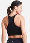 Whitney Unlined Low Impact Bra - Cooling Active from Yummie in Black - 1