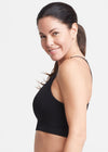 Whitney Unlined Low Impact Bra - Cooling Active from Yummie in Black - 3