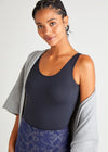 Non-Shaping 2-Way Tank - Seamless from Yummie in Black - 1