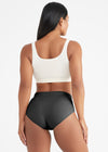 Non-Shaping Retro Brief - Seamless from Yummie in Black Shadow Stripe - 3