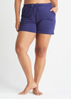 Lounge Short with Pockets - Baby French Terry from Yummie in Eclipse - 7