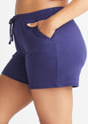 Lounge Short with Pockets - Baby French Terry from Yummie in Eclipse - 5