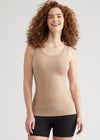 Boyfriend Yummie Tummie® 3-Panel Shaping Tank from Yummie in Almond - 1