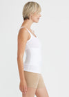 Boyfriend Yummie Tummie® 3-Panel Shaping Tank from Yummie in White - 2