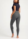 Rachel Shaping Legging - Cotton Stretch from Yummie in Heather Charcoal - 5