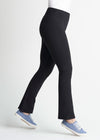 Jodi Slim Bootcut Shaping Legging - Cotton Stretch from Yummie in Black - 7