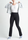 Jodi Slim Bootcut Shaping Legging - Cotton Stretch from Yummie in Black - 8