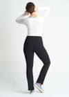 Jodi Slim Bootcut Shaping Legging - Cotton Stretch from Yummie in Black - 9