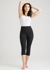 Talia Cropped Capri Shaping Legging - Cotton Stretch from Yummie in Talia Cropped Capri Shaping Legging - Cotton Stretch - 21