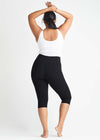 Talia Cropped Capri Shaping Legging - Cotton Stretch from Yummie in Talia Cropped Capri Shaping Legging - Cotton Stretch - 13