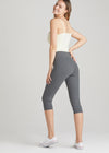 Talia Cropped Capri Shaping Legging - Cotton Stretch from Yummie in Talia Cropped Capri Shaping Legging - Cotton Stretch - 10