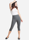 Talia Cropped Capri Shaping Legging - Cotton Stretch from Yummie in Talia Cropped Capri Shaping Legging - Cotton Stretch - 11