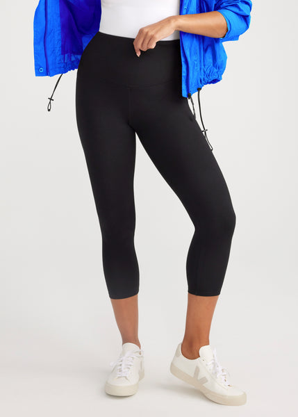Yummie Women's Cotton Blend Stretch Skimmer Leggings Black XL –  Biggybargains