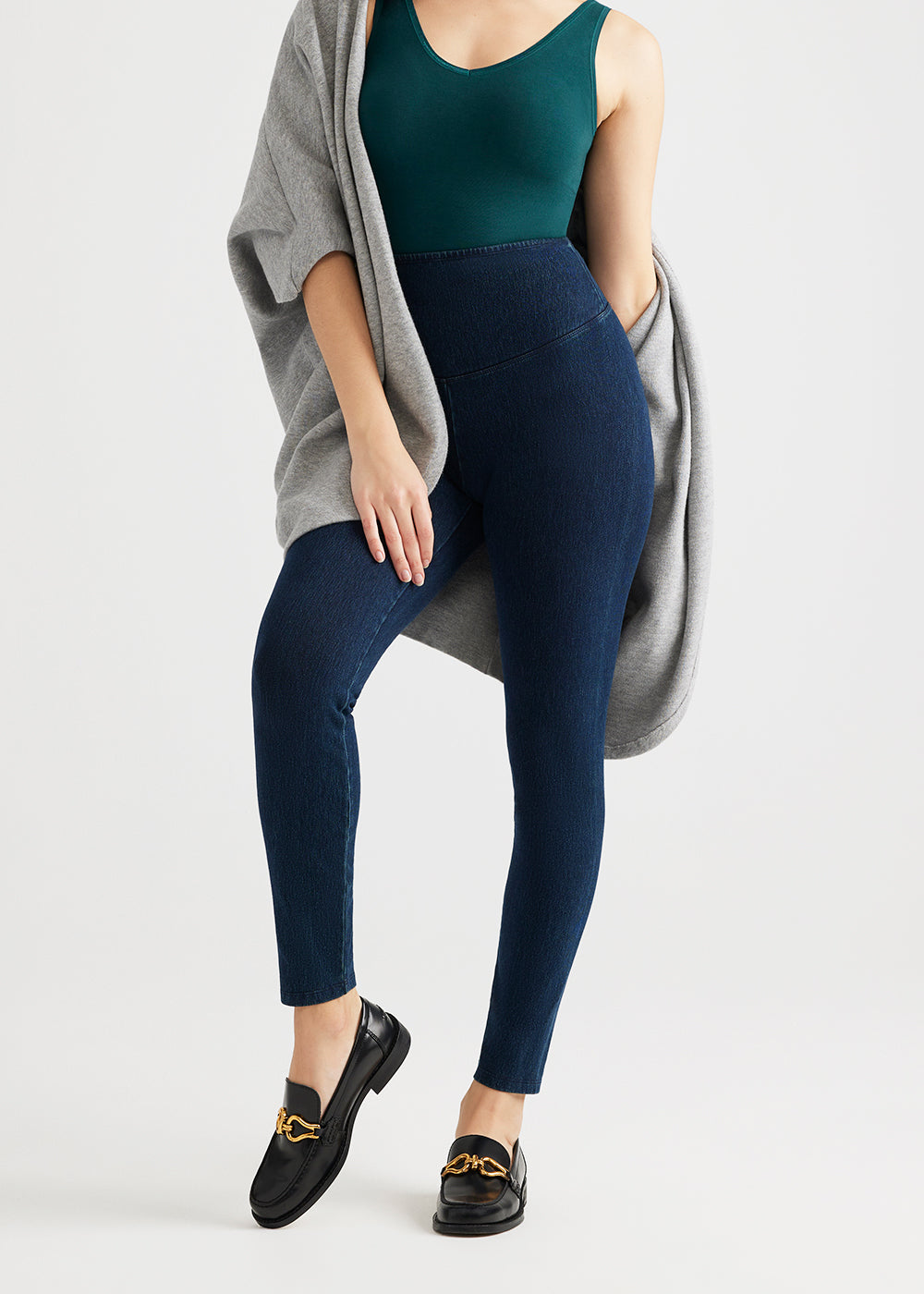 Denim Shaping Legging from Yummie in True Indigo  - 1