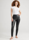 Faux Leather Shaping Legging with Side Zip from Yummie in Faux Leather Shaping Legging with Side Zip - 7