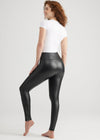 Faux Leather Shaping Legging with Side Zip from Yummie in Faux Leather Shaping Legging with Side Zip - 8