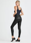 Faux Leather Shaping Legging with Side Zip from Yummie in Black - 1