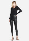 Faux Leather Shaping Legging with Side Zip from Yummie in Faux Leather Shaping Legging with Side Zip - 21