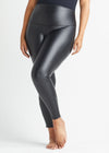 Faux Leather Shaping Legging with Side Zip from Yummie in Black - 12