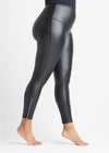 Faux Leather Shaping Legging with Side Zip from Yummie in Black - 9