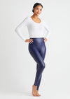 Faux Leather Shaping Legging with Side Zip from Yummie in Faux Leather Shaping Legging with Side Zip - 6