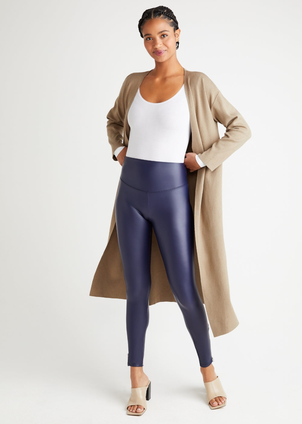 Yummie - Faux Leather Shaping Legging with Side Zip – FrouFrou Couture