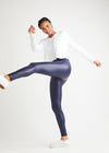 Faux Leather Shaping Legging with Side Zip from Yummie in Faux Leather Shaping Legging with Side Zip - 9