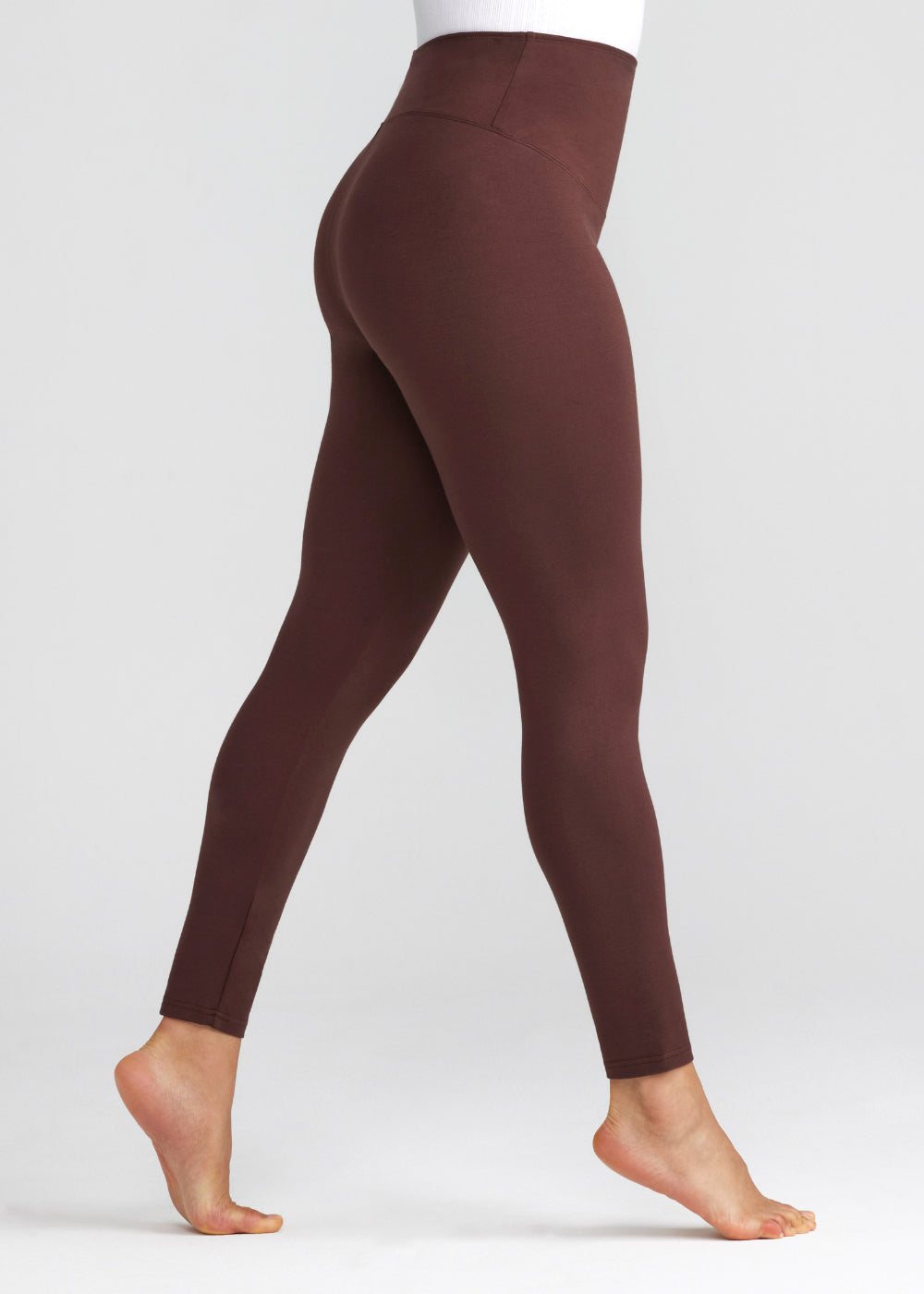 Yummie Signature Waistband Shaping Leggings With Velvet Front