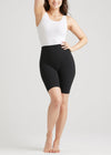 Mel Shaping Biker Short - Cotton Stretch from Yummie in Black - 10