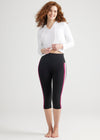 Talia Cropped Capri Shaping Legging - Cotton Stretch from Yummie in Talia Cropped Capri Shaping Legging - Cotton Stretch - 5