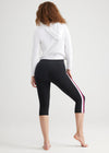 Talia Cropped Capri Shaping Legging - Cotton Stretch from Yummie in Talia Cropped Capri Shaping Legging - Cotton Stretch - 6