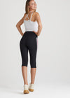 Talia Cropped Capri Shaping Legging - Cotton Stretch from Yummie in Talia Cropped Capri Shaping Legging - Cotton Stretch - 10