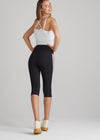 Talia Cropped Capri Shaping Legging - Cotton Stretch from Yummie in Talia Cropped Capri Shaping Legging - Cotton Stretch - 14