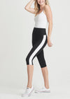 Talia Cropped Capri Shaping Legging - Cotton Stretch from Yummie in Talia Cropped Capri Shaping Legging - Cotton Stretch - 7