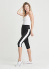 Talia Cropped Capri Shaping Legging - Cotton Stretch from Yummie in Talia Cropped Capri Shaping Legging - Cotton Stretch - 9