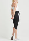 Talia Cropped Capri Shaping Legging - Cotton Stretch from Yummie in Talia Cropped Capri Shaping Legging - Cotton Stretch - 8