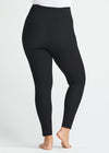 Rachel Shaping Legging with Side Pockets - Cotton Stretch from Yummie in Black - 3